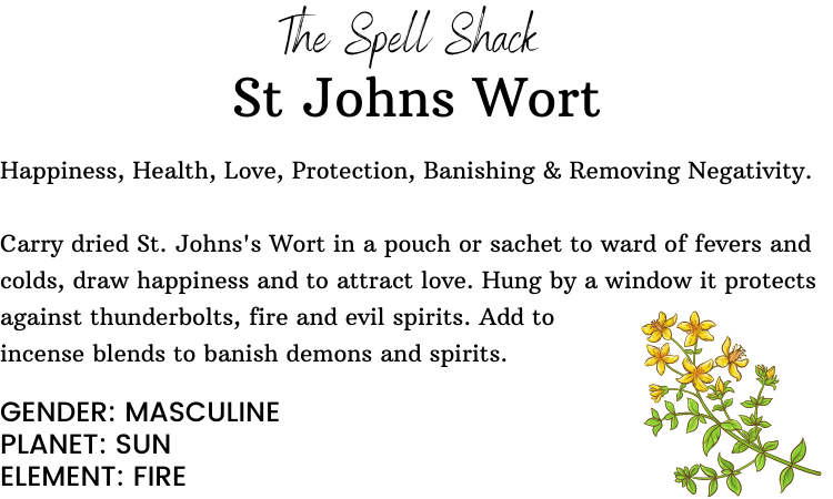 Witchuals - Rituals & Spellwork Apothecary - Wholesale Herbs - St Johns Wort1