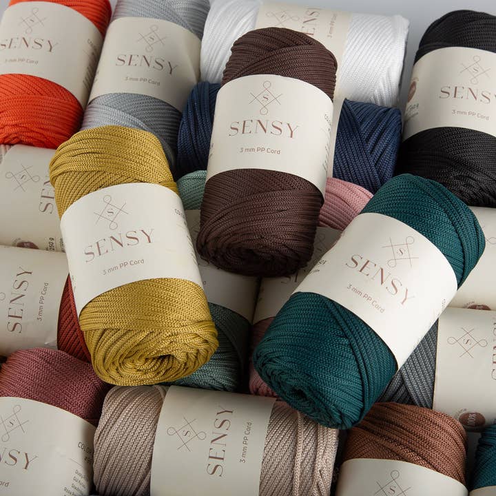Sensy - Wholesale Craft Supplies - Sensy Premium 3mm - 131 yards 100% Polyester Macrame Cord