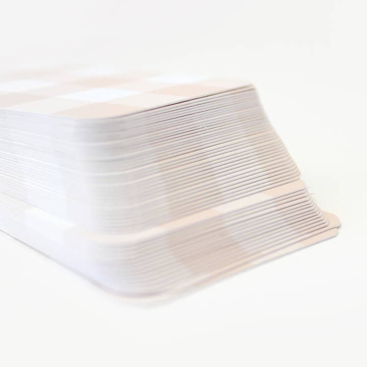 Inklings Paperie - Wholesale Stationery/Notecard Set - Pocket Notes™ - Putty Gingham2