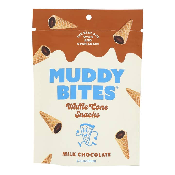 Ware Spark - Wholesale Chocolate Covered Sweets - Muddy Bites - Muddy Bite Milk Chocolate - Case Of 12-2.33 Oz