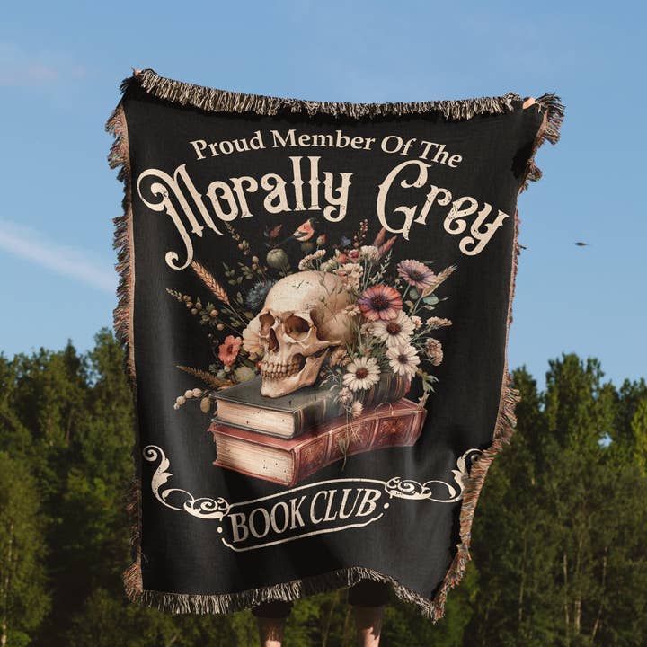 MagicMerchEmporium - Wholesale Throw blanket - Morally Grey Book Club Blanket9