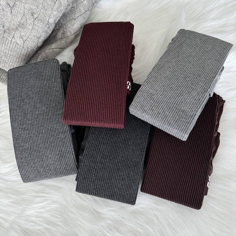 FurDecoration - Wholesale Fashion Leggings - Women's - Thick Striped Vertical Letter Print Leggings4