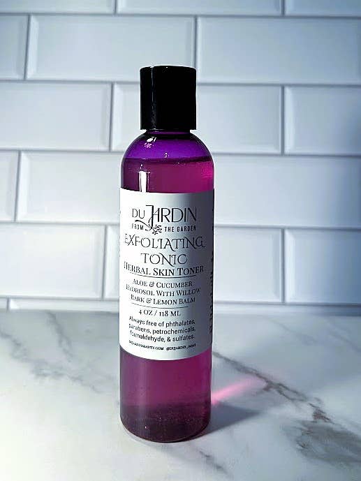 Exfoliating Willow Bark Herbal Tonic for wholesale by Du Jardin Beauty