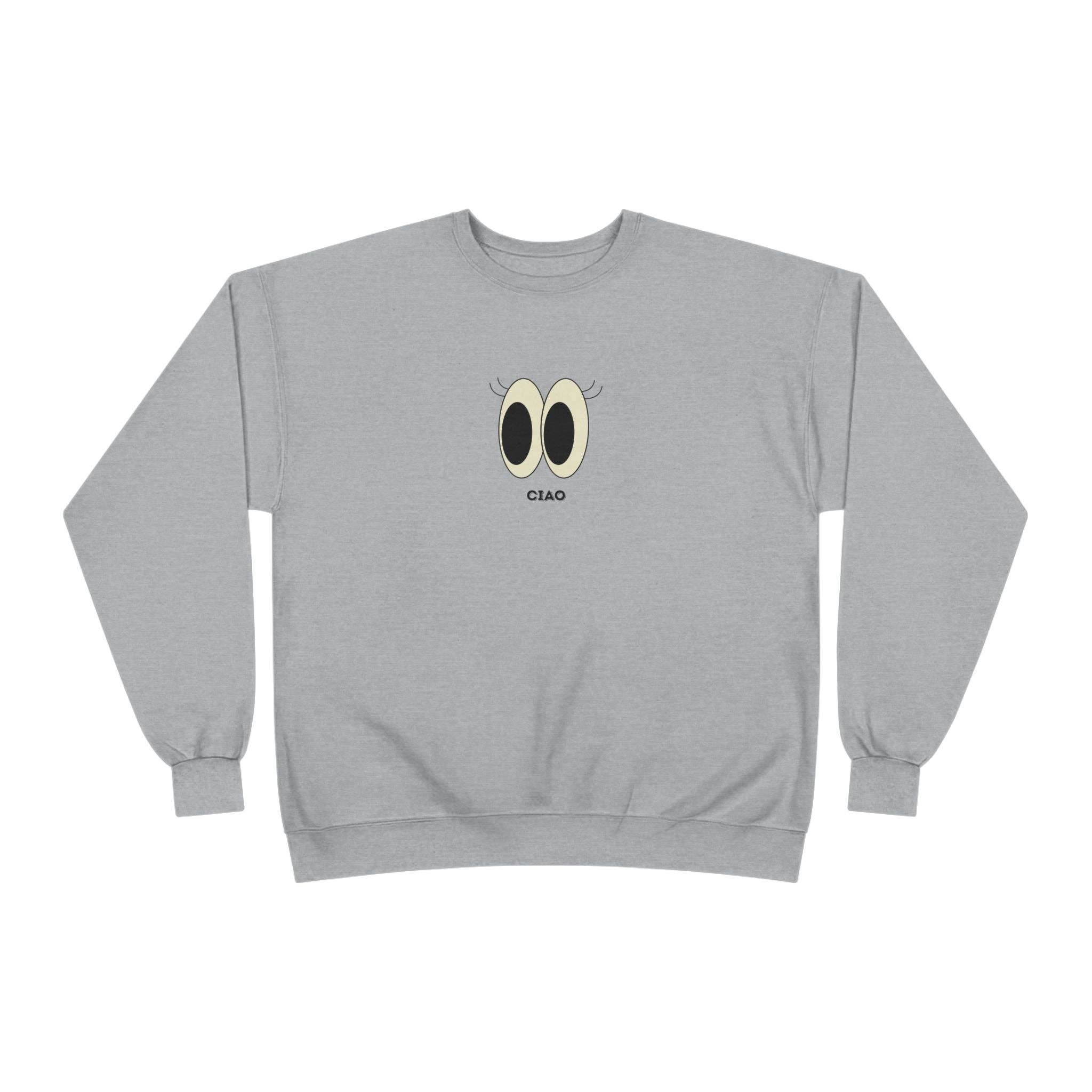 MARA Style - Wholesale Graphic Sweatshirt - Women's - Flirty Eyes CIAO Sweatshirt1