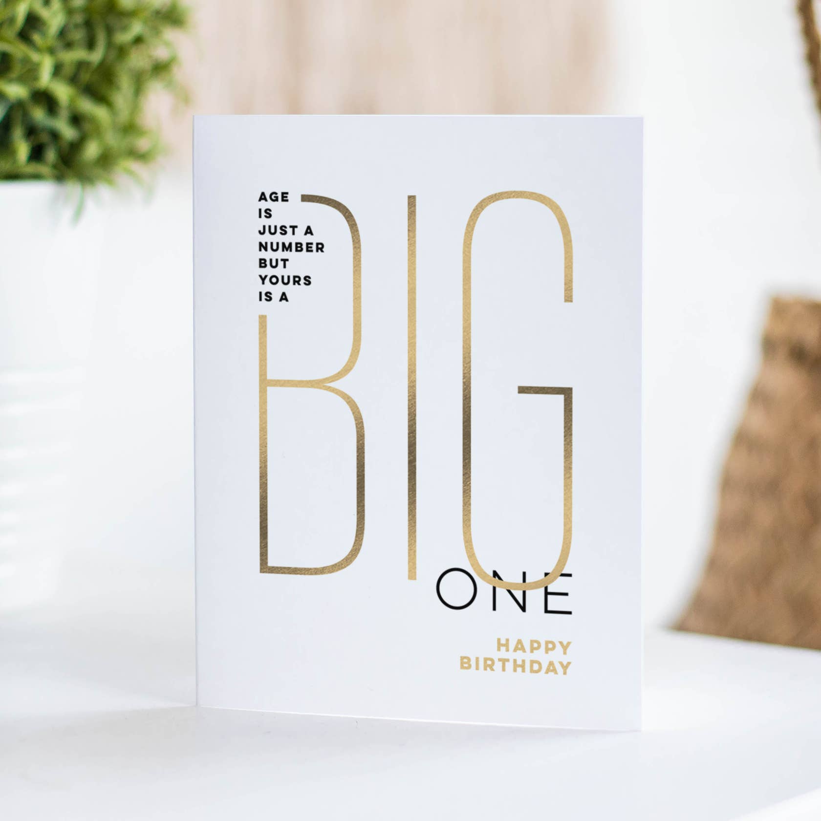 Fine Moments - Wholesale Birthday Card - Big One Birthday Card – Modern Birthday Greeting Card2