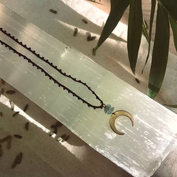 Arid Collective - Wholesale Pendant/Charm Necklace - Crochet Silk + Bead Necklaces | Reiki Infused | Handmade