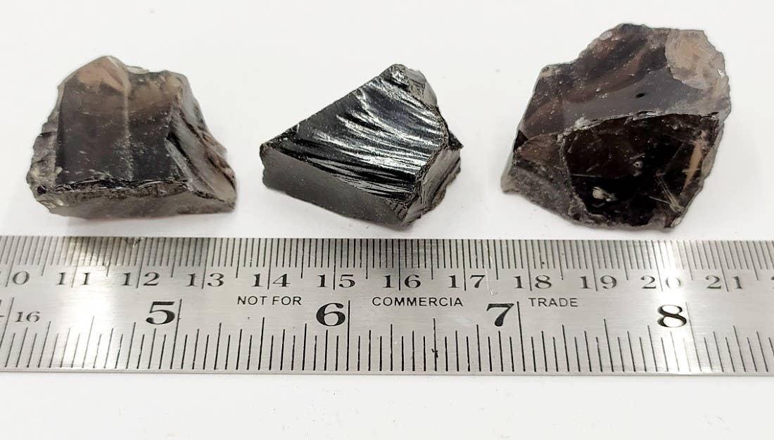 Soothing Crystals - Wholesale Spiritual Stone/Crystal - 1Pc Rough Gemstone | Black Obsidian | Healing Raw Crystals2