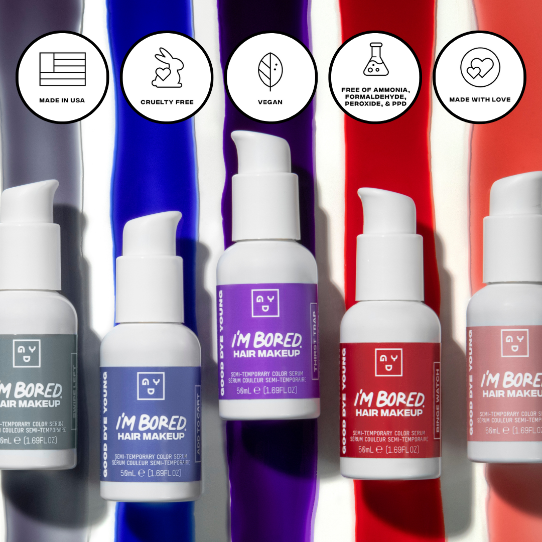 Good Dye Young – Großhandel Haarfärbemittel – Durstfalle (für Brünetten) - Semi-Temporäres Haar-Make-up5