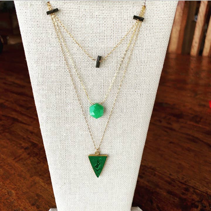 Collier Tourmaline pour la vente par Carly Waters Designs