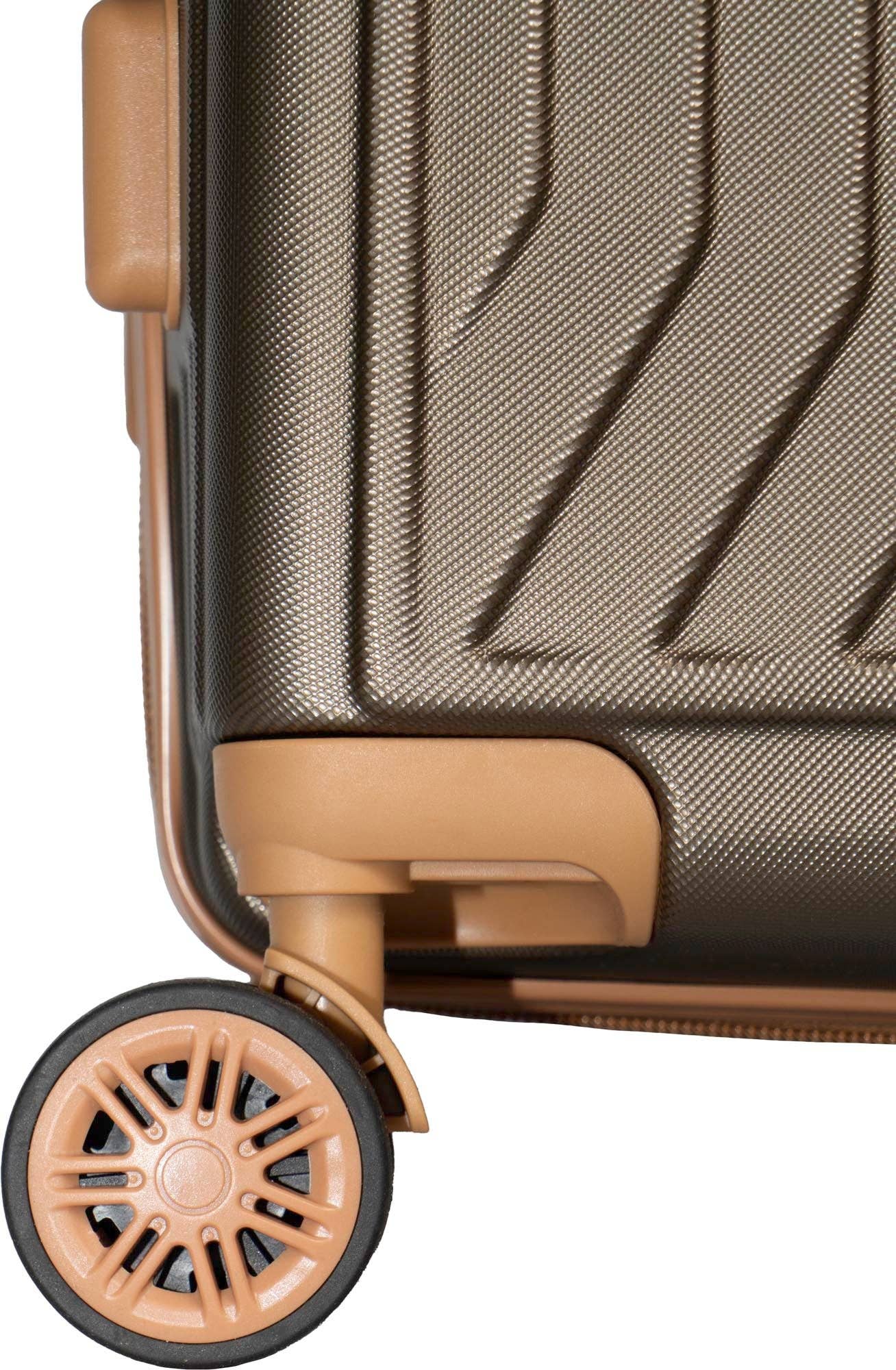 092-OLIVIN Max Studio The Edin ABS 3-delars hårda resväskeset för wholesale på Faire8