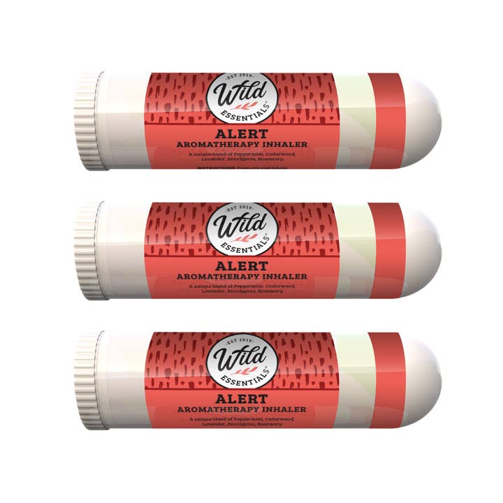 Wild Essentials - Wholesale Aromatherapy Inhaler - Alert Aromatherapy Inhalers made with essential oils