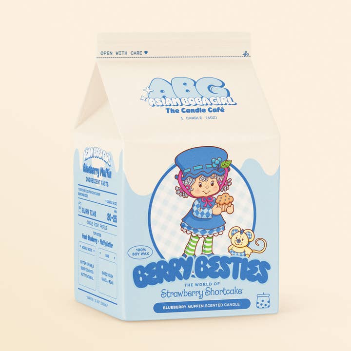 Blueberry Muffin Candle for wholesale by Asian Boba Girl