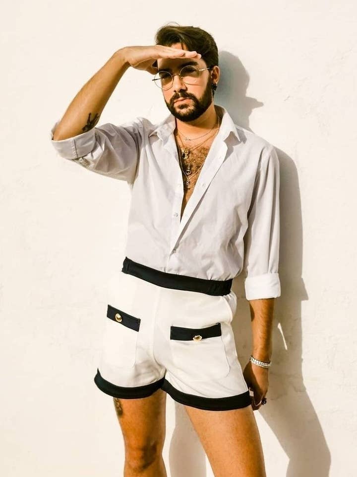 Blanco roto Pantalón corto Marbella de venta al por mayor en Faire4