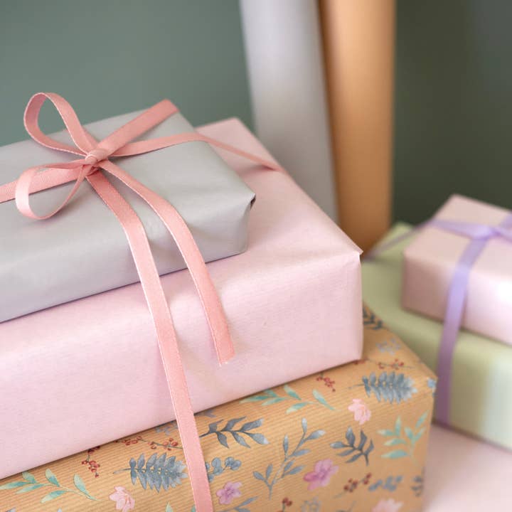 Cascayde - Wholesale Ribbon - Gift Wrapping - Pink Biodegradable Ribbon 5m Reel (9mm)1