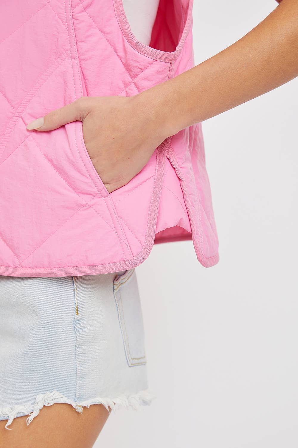 Sweet Lovely by Jen - Wholesale Outerwear Vest - Women's - QUILTED  LIGHTWEIGHT PUFFER VEST20