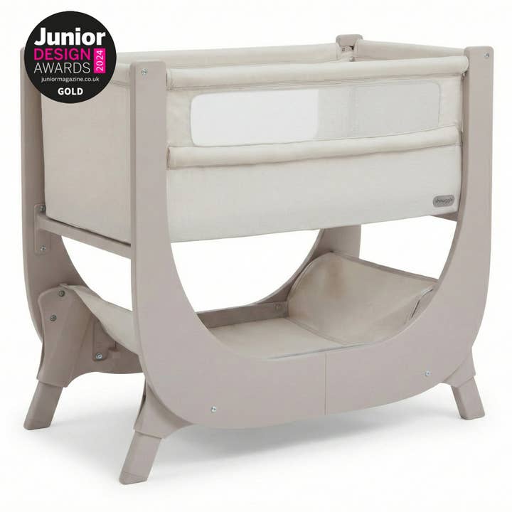 Berceau de Chevet Shnuggle Air Lite | Berceau pour Nourrisson | Lit Bébé Réglable en Hauteur avec Matelas pour la vente par Nattou & Shnuggle by M4A