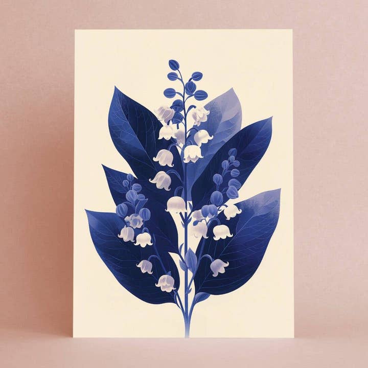 Botanopia USA - gifts , decor and cards for plant lovers - Wholesale Everyday Greeting Card - Lily of the valley | Everyday Greeting Card | birth flower1