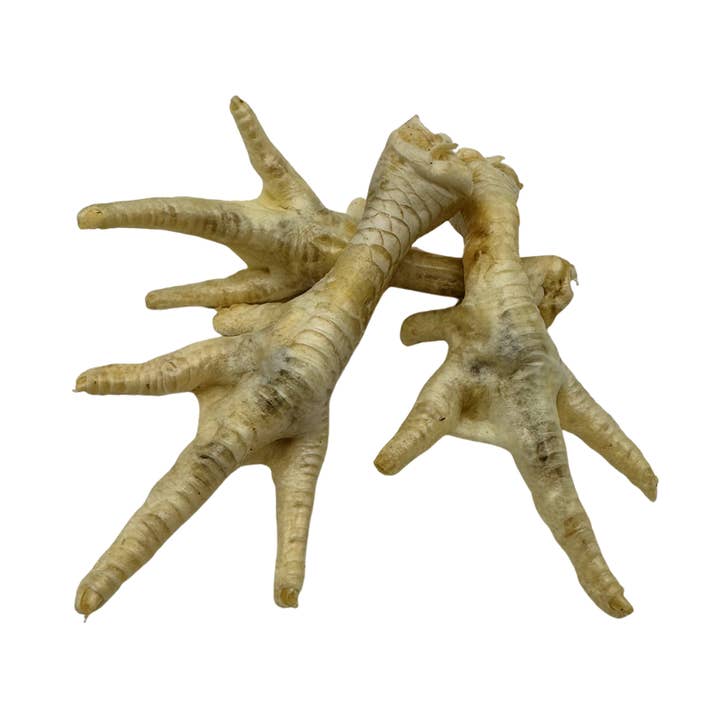 Chicken Feet - Puffed (no nails) - 85ct (44177) for wholesale by Raw Dog Chews