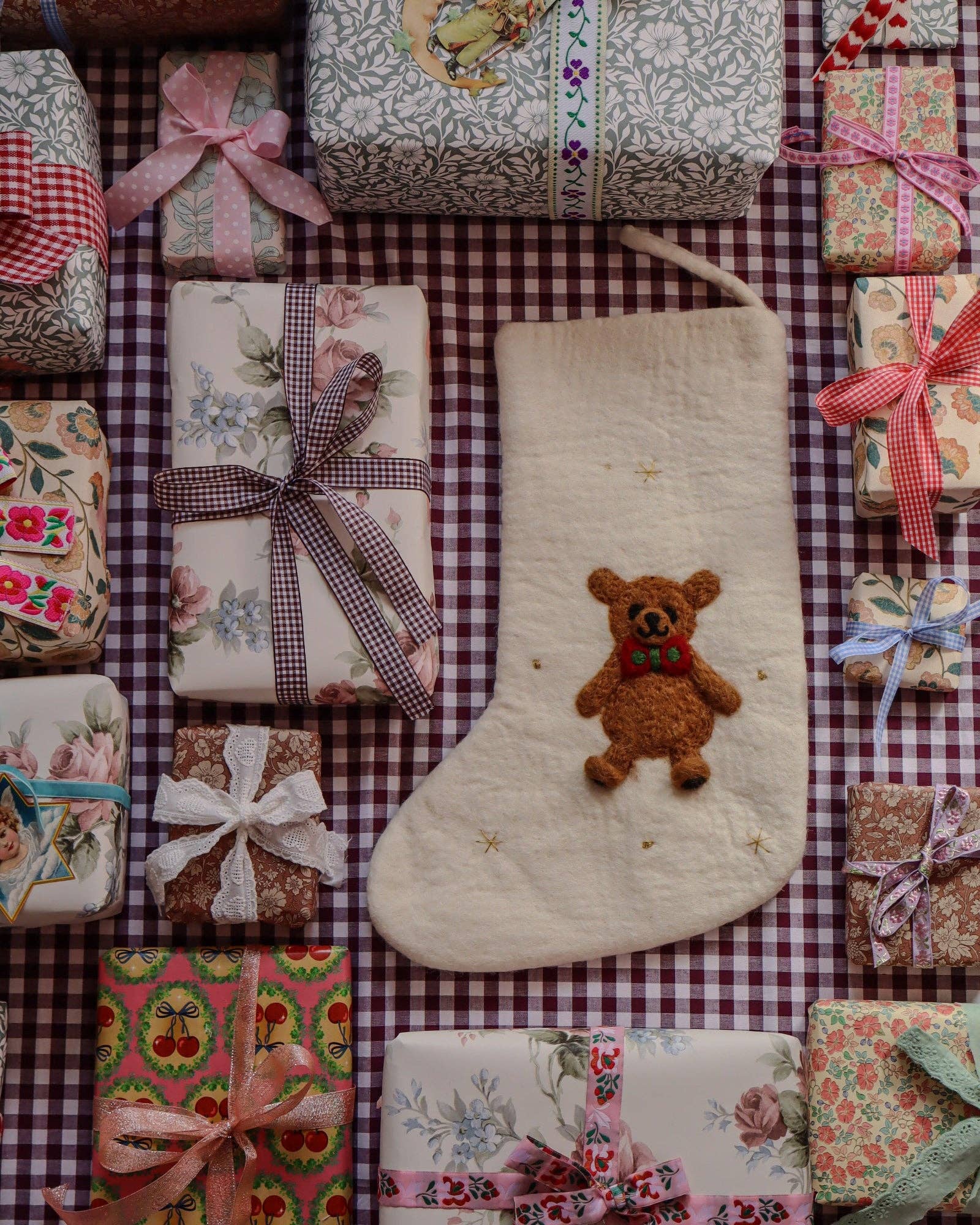 Philé - Wholesale Holiday Stocking - Christmas Stocking - Teddy Bear1