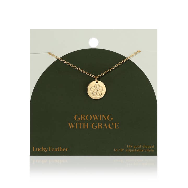 Faith Collection Necklace - Growing With Grace for wholesale by Lucky Feather