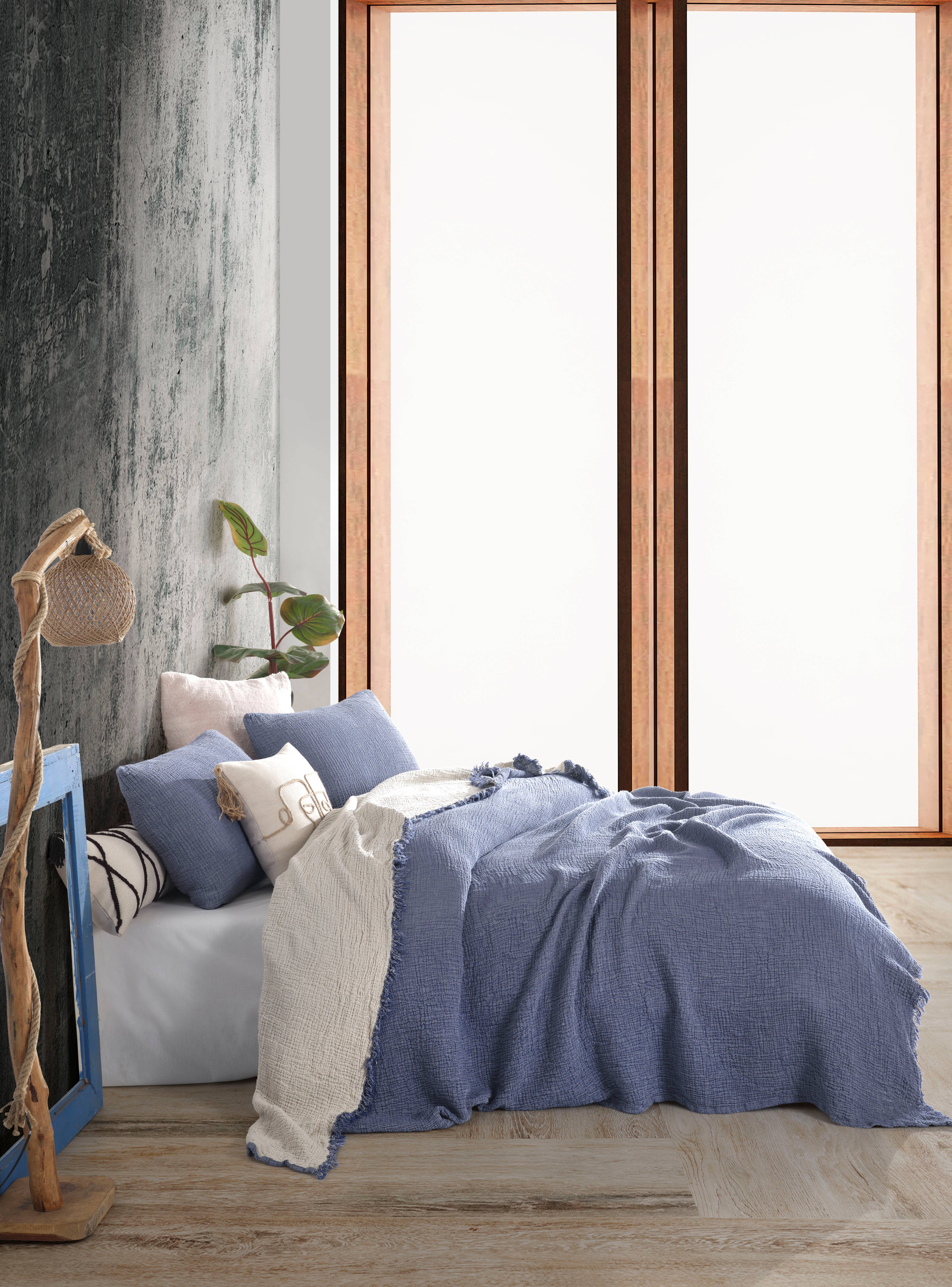 destinyhometex - Wholesale Throw Blanket - Purple color 4 layer gauze throw9