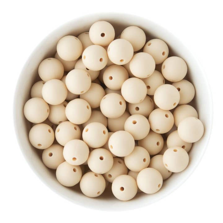 Cara & Co Silicone Craft Supply - Vente Perle - Perles rondes en silicone à double trou1