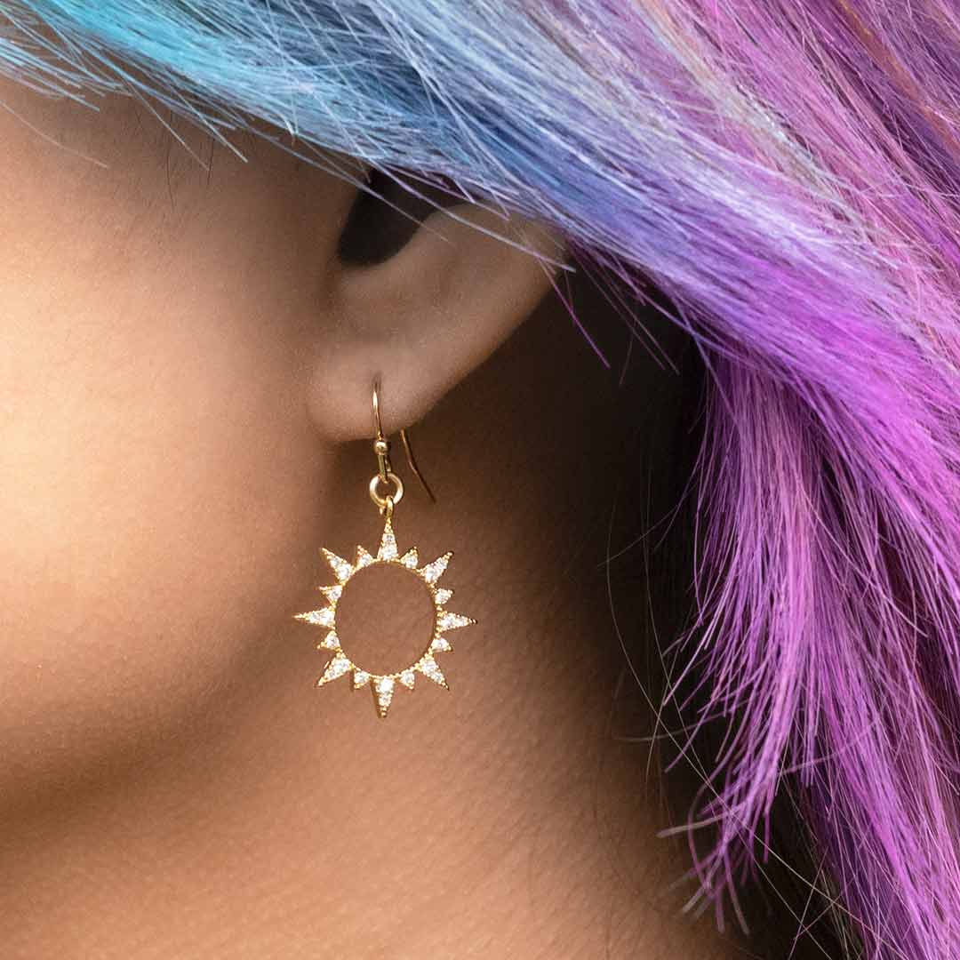 Boutique Academia - Wholesale Dangle Earrings - Eclipse Solar Totality Earrings2