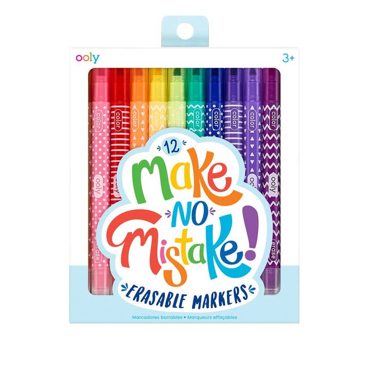Vergis je niet!: Uitwisbare Markers (Set van 12) voor wholesale door OOLY