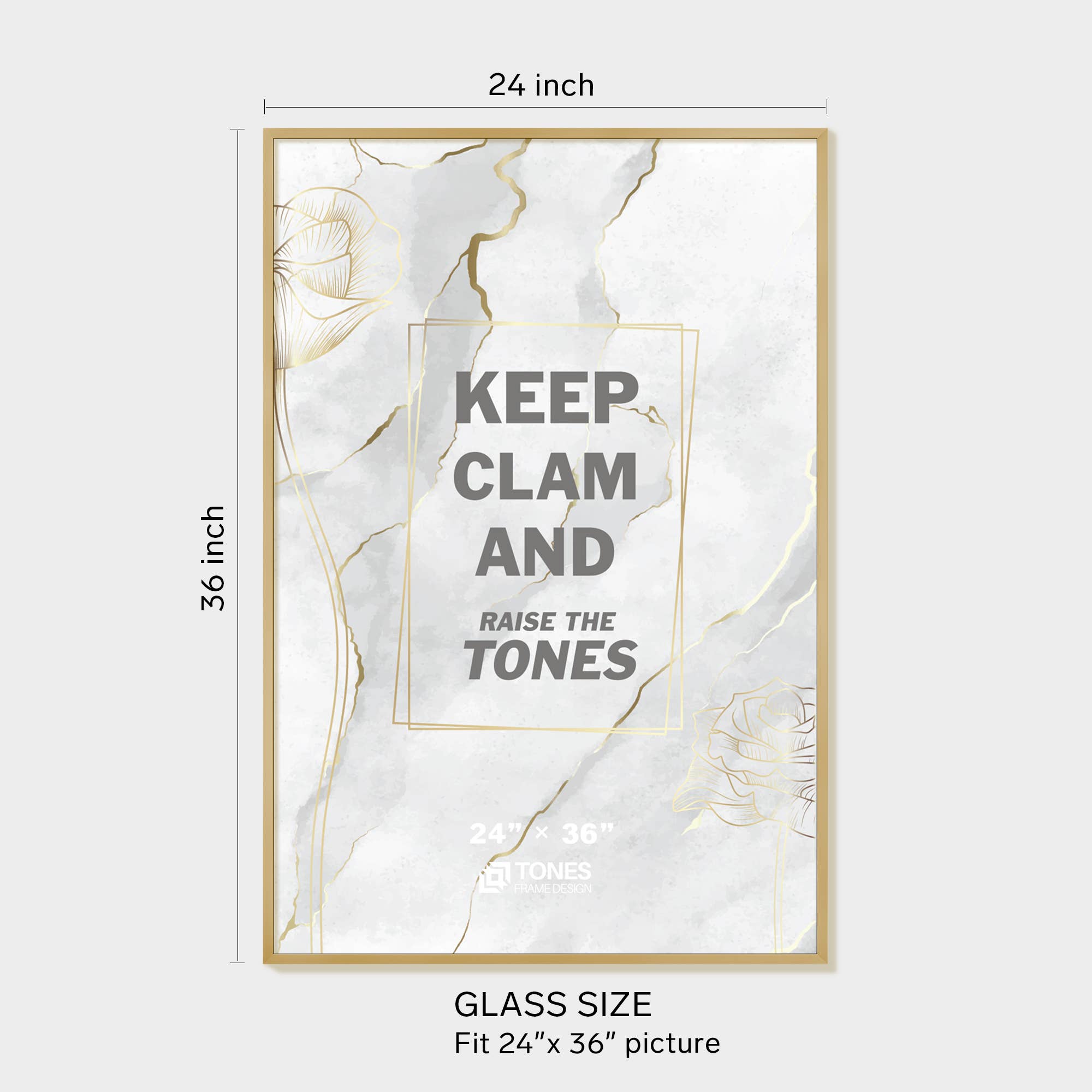 LivingTaste Home Inc - Vendita all'ingrosso Cornice portafoto - Cornice portafoto in alluminio 24x366