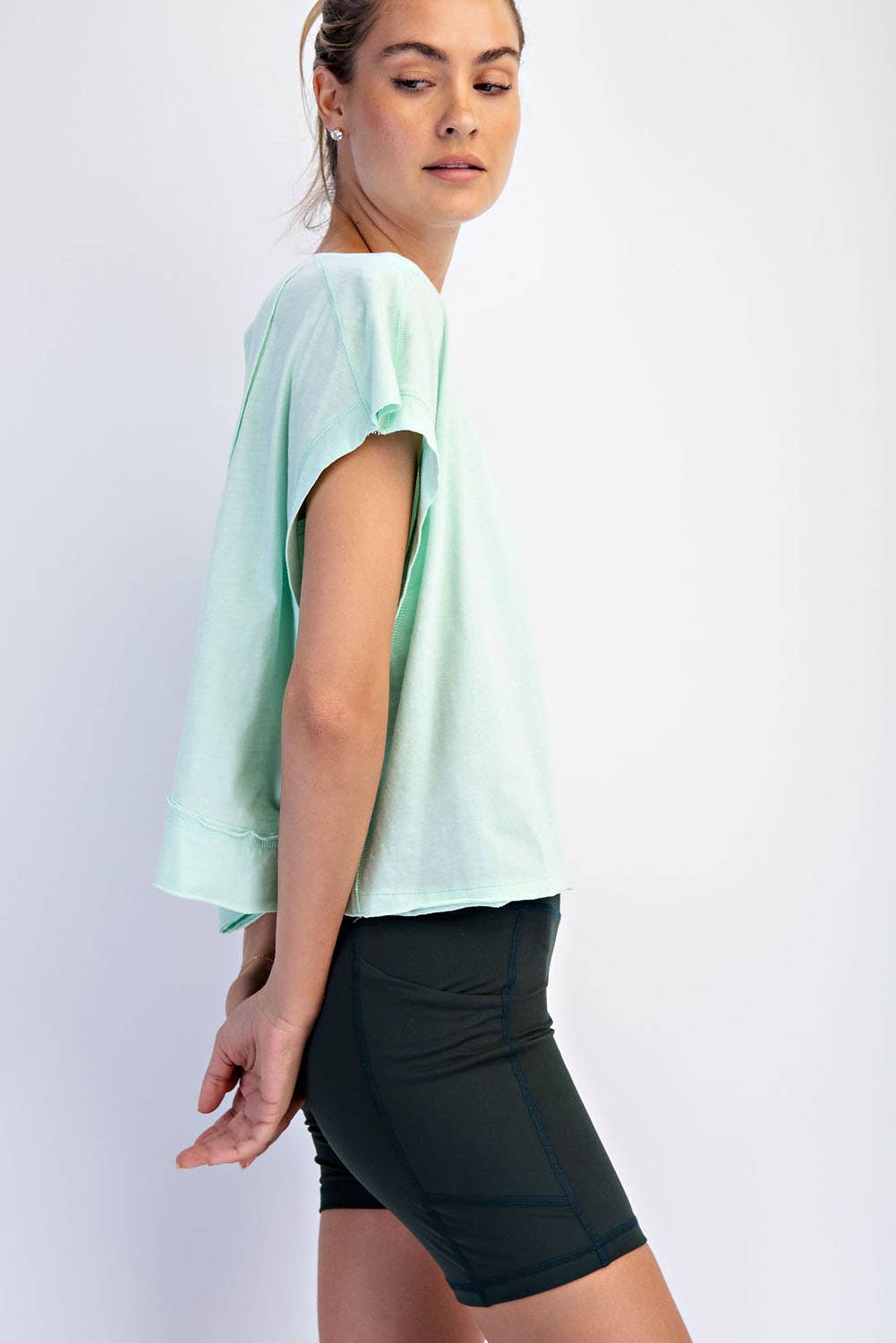 Rae Mode - Wholesale Shirt - Women's - COTTON SLUB OPEN BACK TOP50