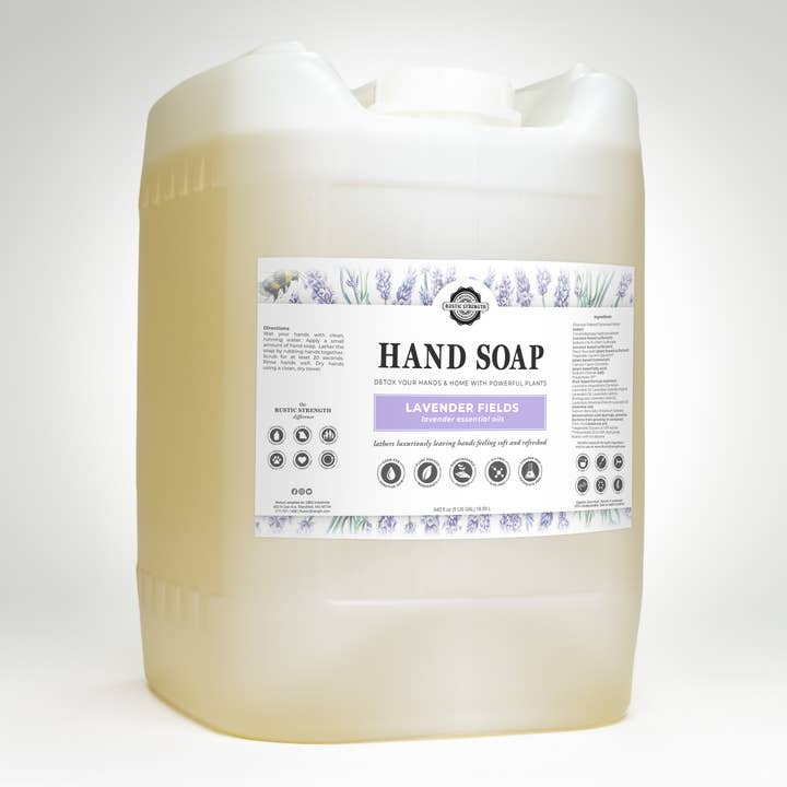 Rustic Strength - Wholesale Hand Soap/Wash - Plant-Based Hand Soap Non-Drying Hypoallergenic Sensitive...