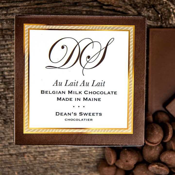 Dean's Sweets - Wholesale Chocolate Bar - Au Lait Au Lait Milk Chocolate Squares