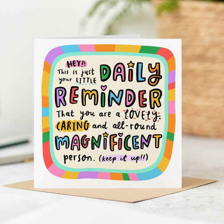 Daily Reminder Card for wholesale by Arrow Gift Co