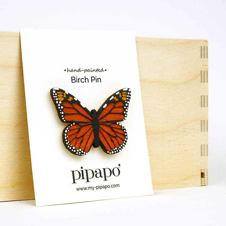 Monarch Butterfly broche voor wholesale door Pipapo