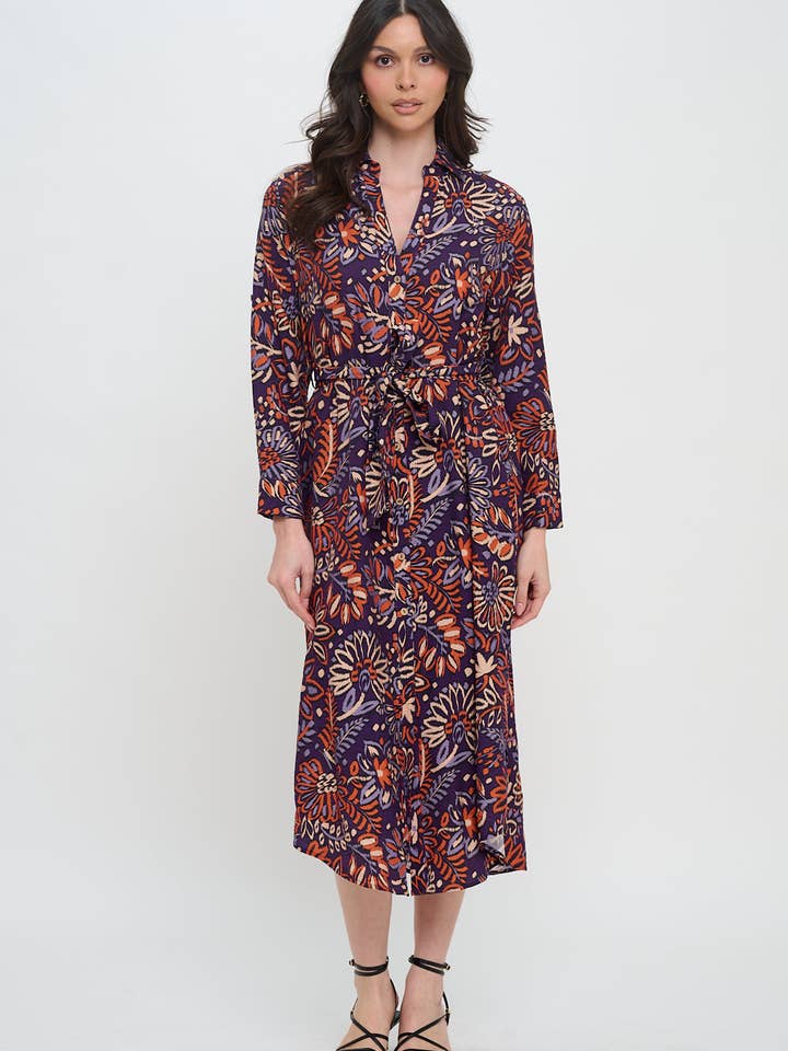 Schemering Ikat Overhemdjurk voor wholesale door Meet me in Santorini