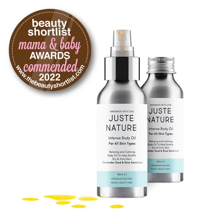 90ML AWARD WINNING INTENSE BODY OIL for wholesale by Juste Nature