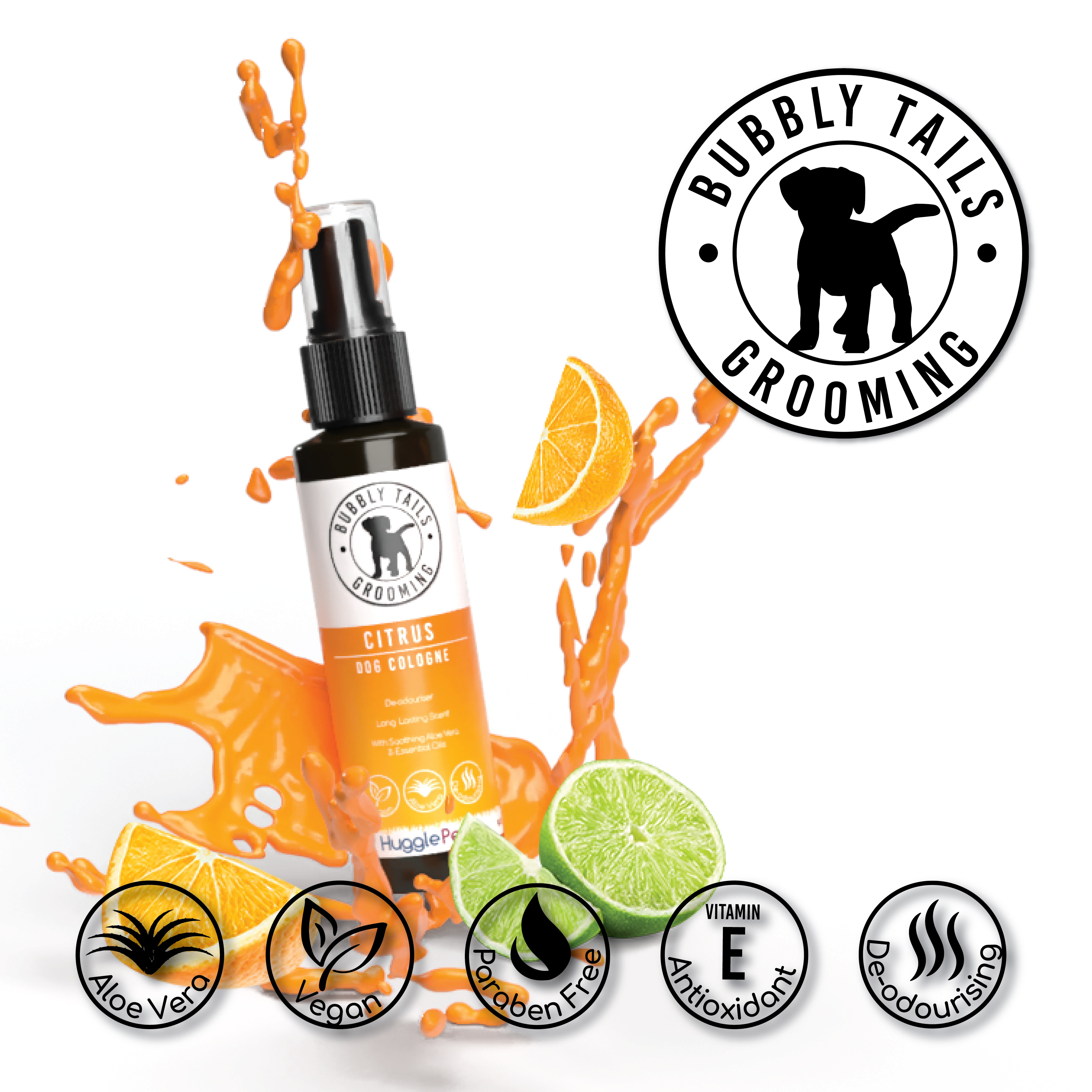 HugglePets – wholesale Pet spray – Dog – HugglePets Bubbly Tails Dog Cologne15