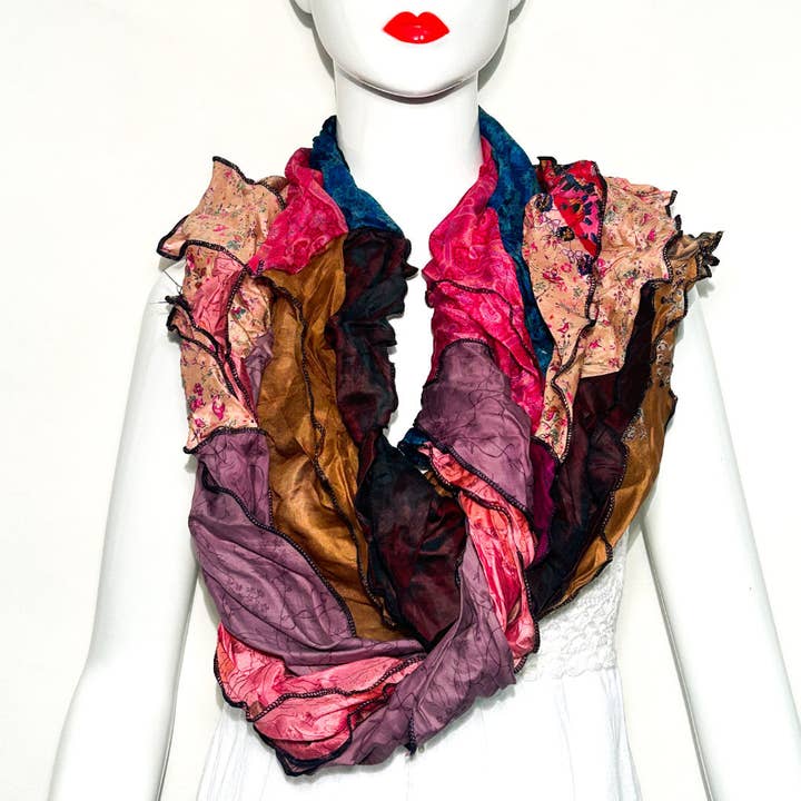 Sciarpa in Seta a Due Strati SS-1 per la vendita all'ingrosso da parte di Shop Therapy