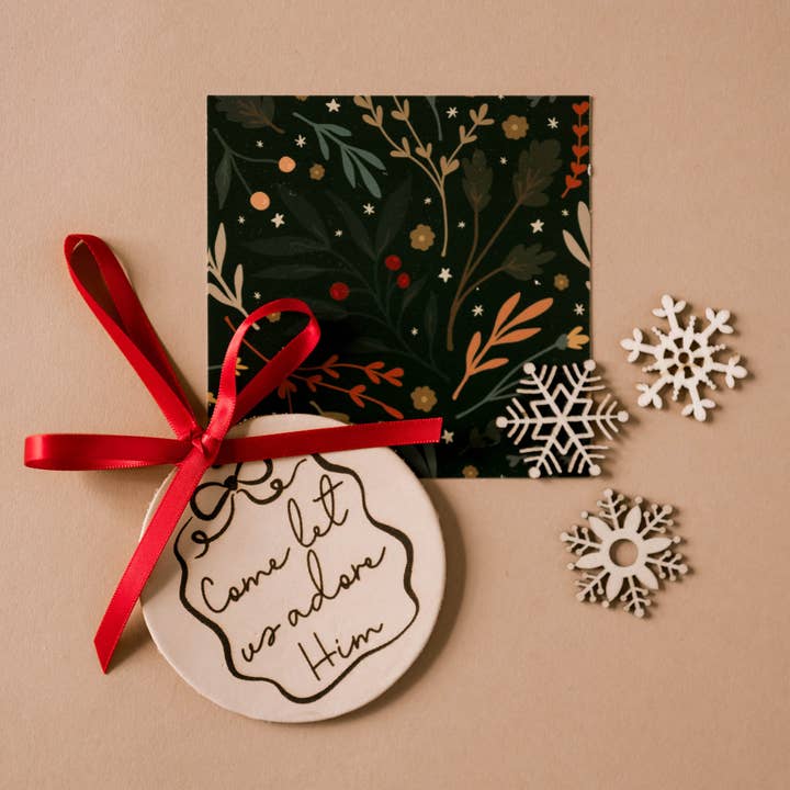 Dear Heart - Wholesale Ornament - Let Us Adore Him Ornament I Christian Faith