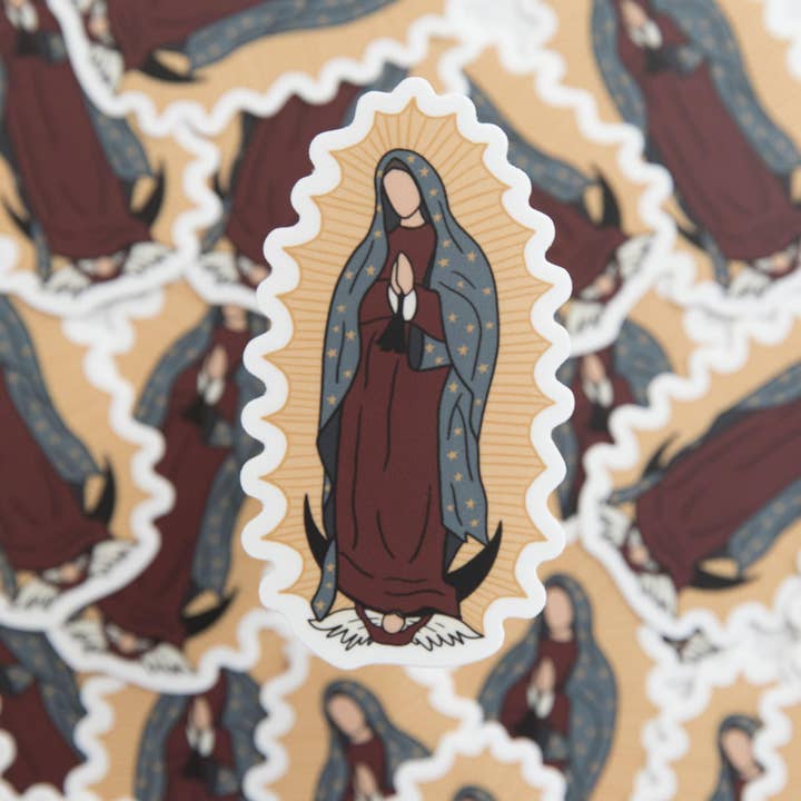 Blessed Be God Boutique - Wholesale Sticker - Our Lady of Guadalupe Sticker, Catholic Vinyl Sticker0