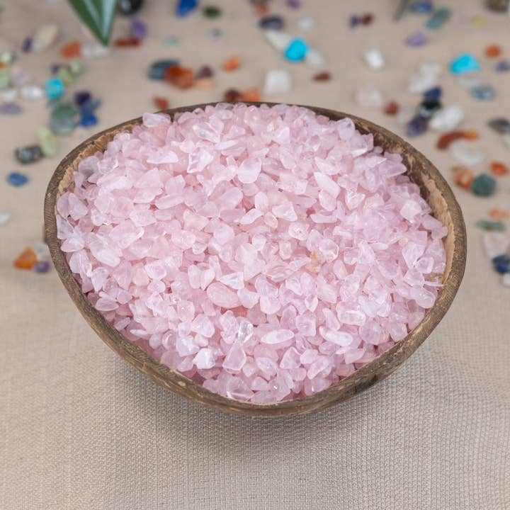 Schegge di Quarzo Rosa. 1 libbra. per la vendita all'ingrosso da parte di Down To Earth