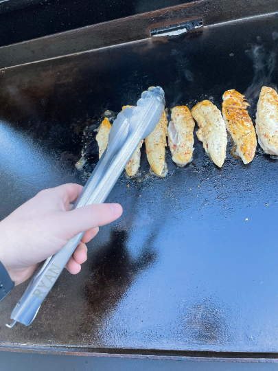 Dirty Grove by Hazel Grove Customs - Venta al por mayor Pinzas de cocina - Pinzas para parrilla grabadas, pinzas de acero inoxidable0