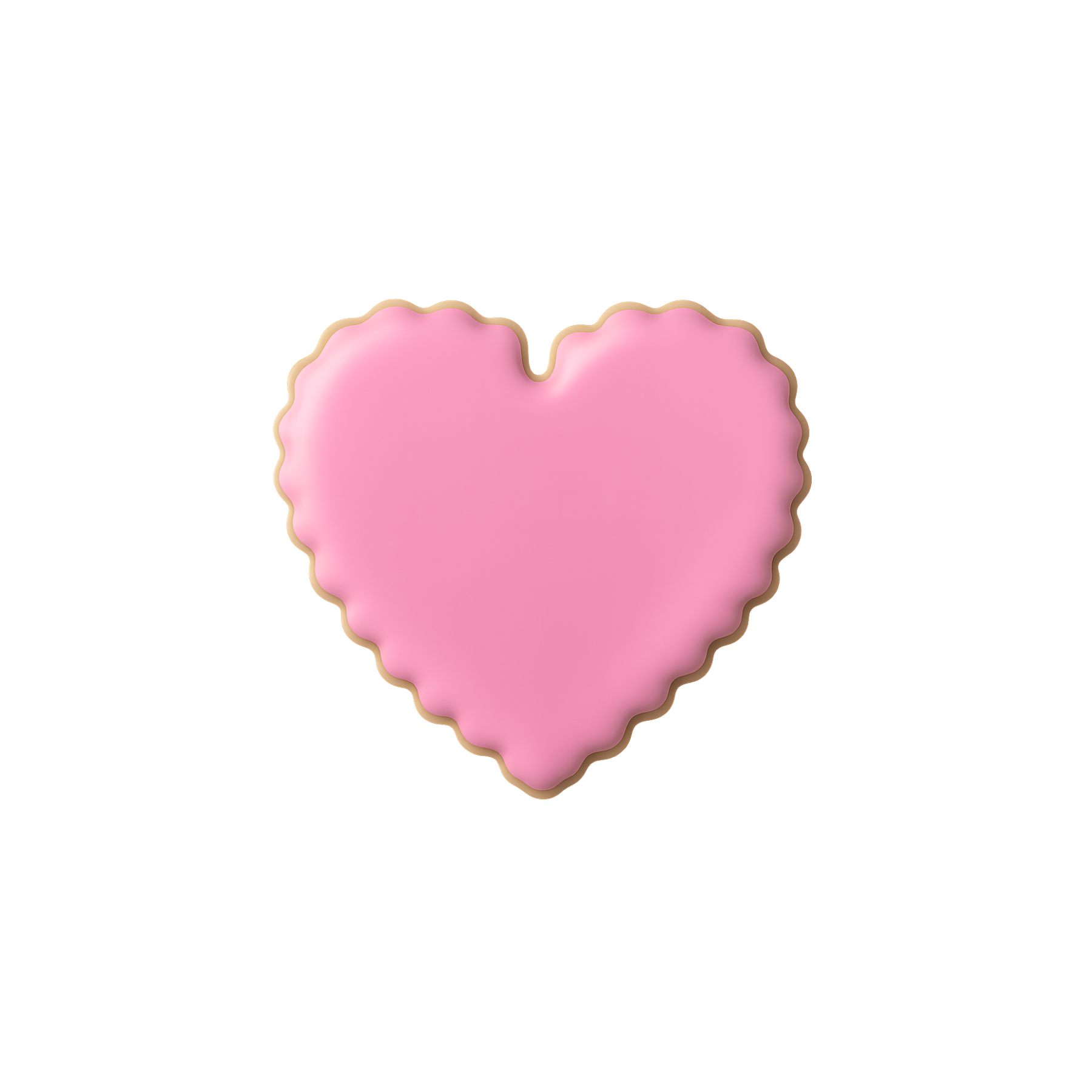 CookieCutter.com - Vendita all'ingrosso Stampi per biscotti - Tagliabiscotti a forma di cuore mini scanalato 1,5 pollici M1872