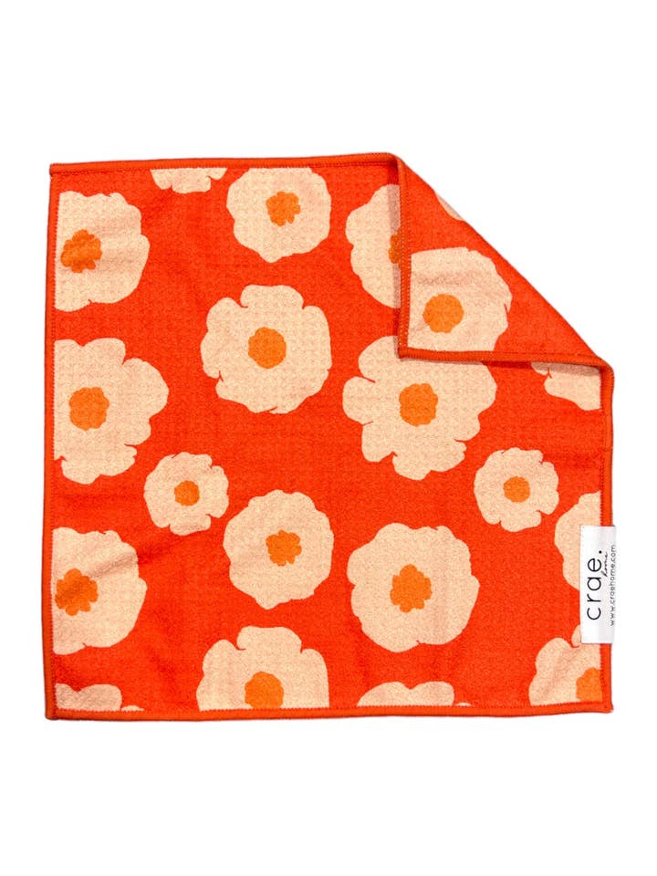 Daisy Glazed: Double-Sided Washcloth for wholesale by Crae.Home