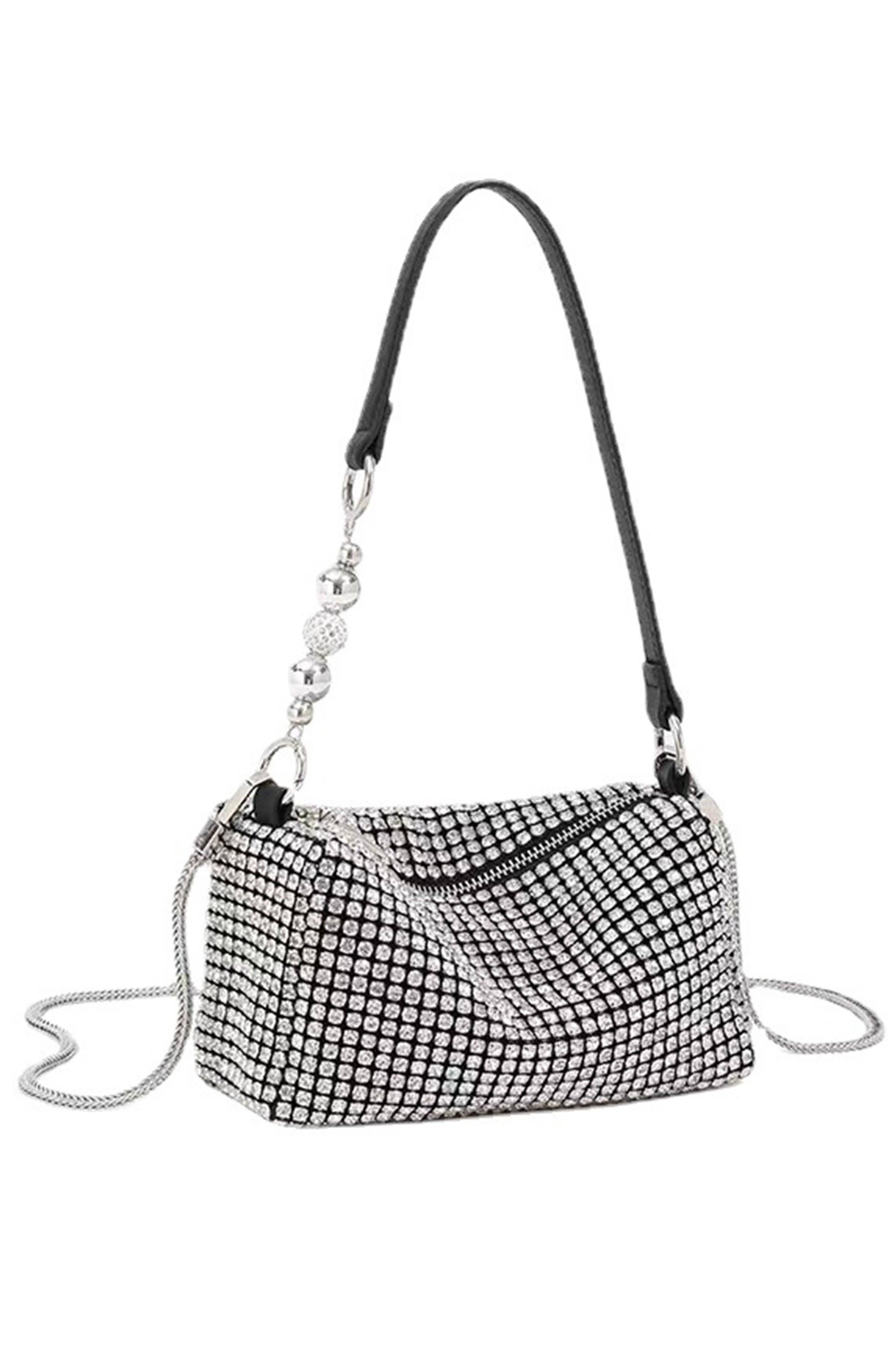 Ole - Wholesale Shoulder Bag - Women's - Rectangle Rhinestone Bag HB227616