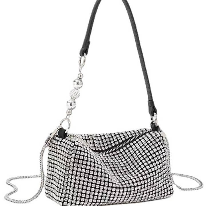 Ole - Wholesale Shoulder Bag - Women's - Rectangle Rhinestone Bag HB227616