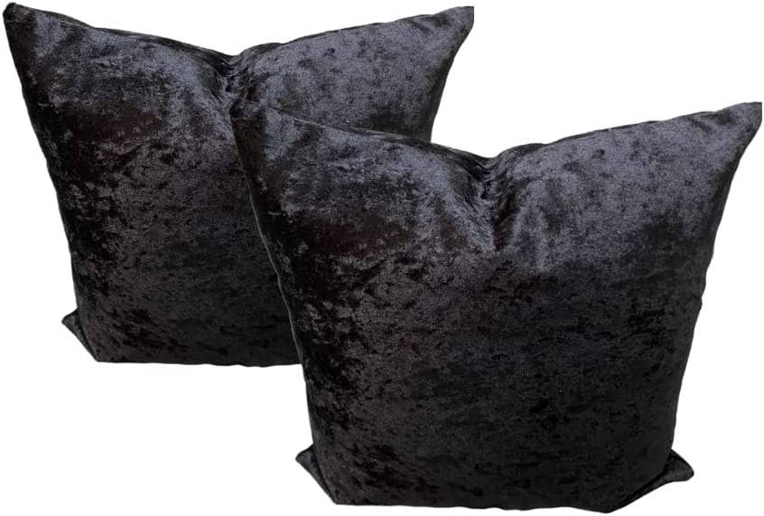 RKAAS HOME – wholesale Throw pillow cover – Crushed Ice Velvet Square Cushion Cover - Set of 2 pcs and 4 pcs (45 cm, 50 cm, 55cm, 60 cm)5