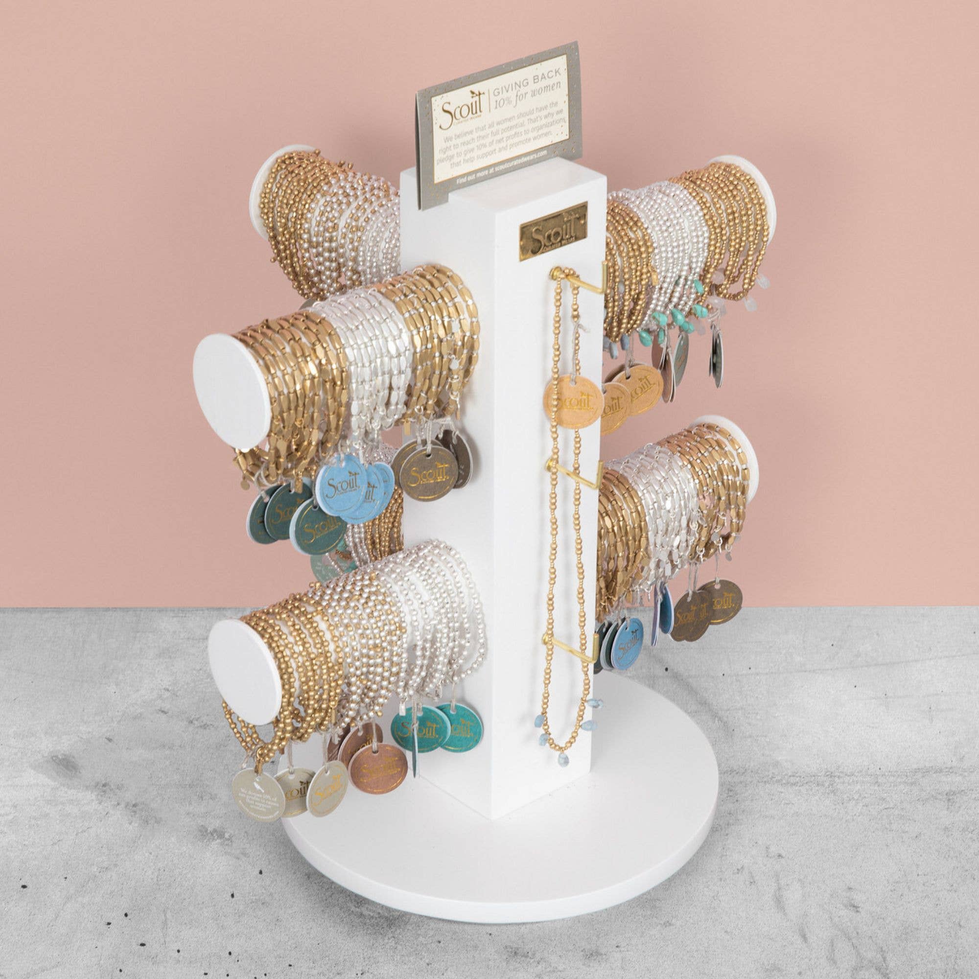 Scout Curated Wears - Wholesale Jewelry Stand & Display - Necklace/Bracelet Spinning Display5