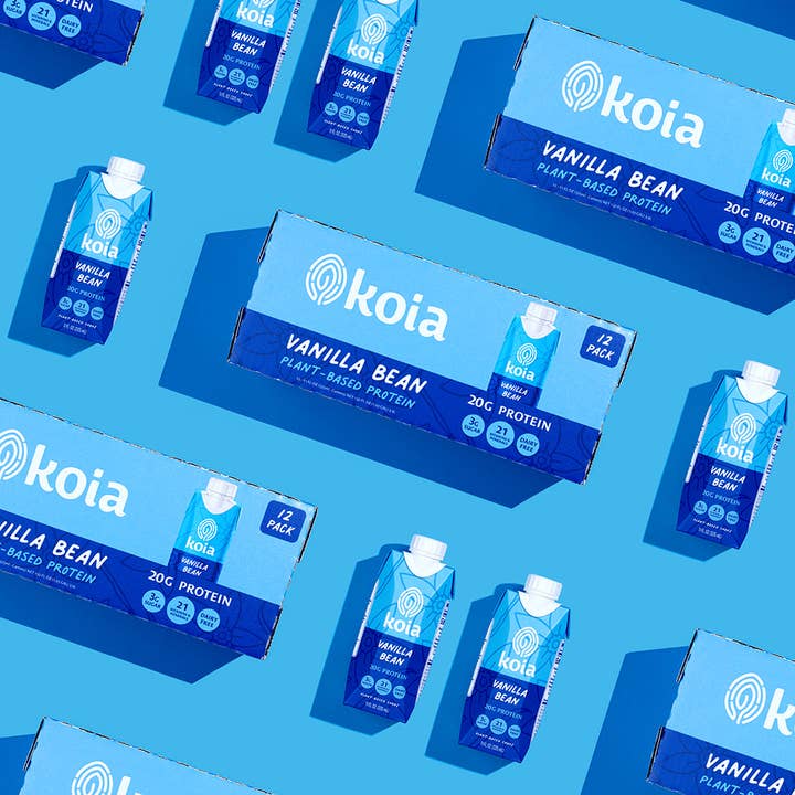 Koia - Wholesale Protein/Superfood Powder - Vanilla Bean Nutrition Shake - 12pk Shelf Stable