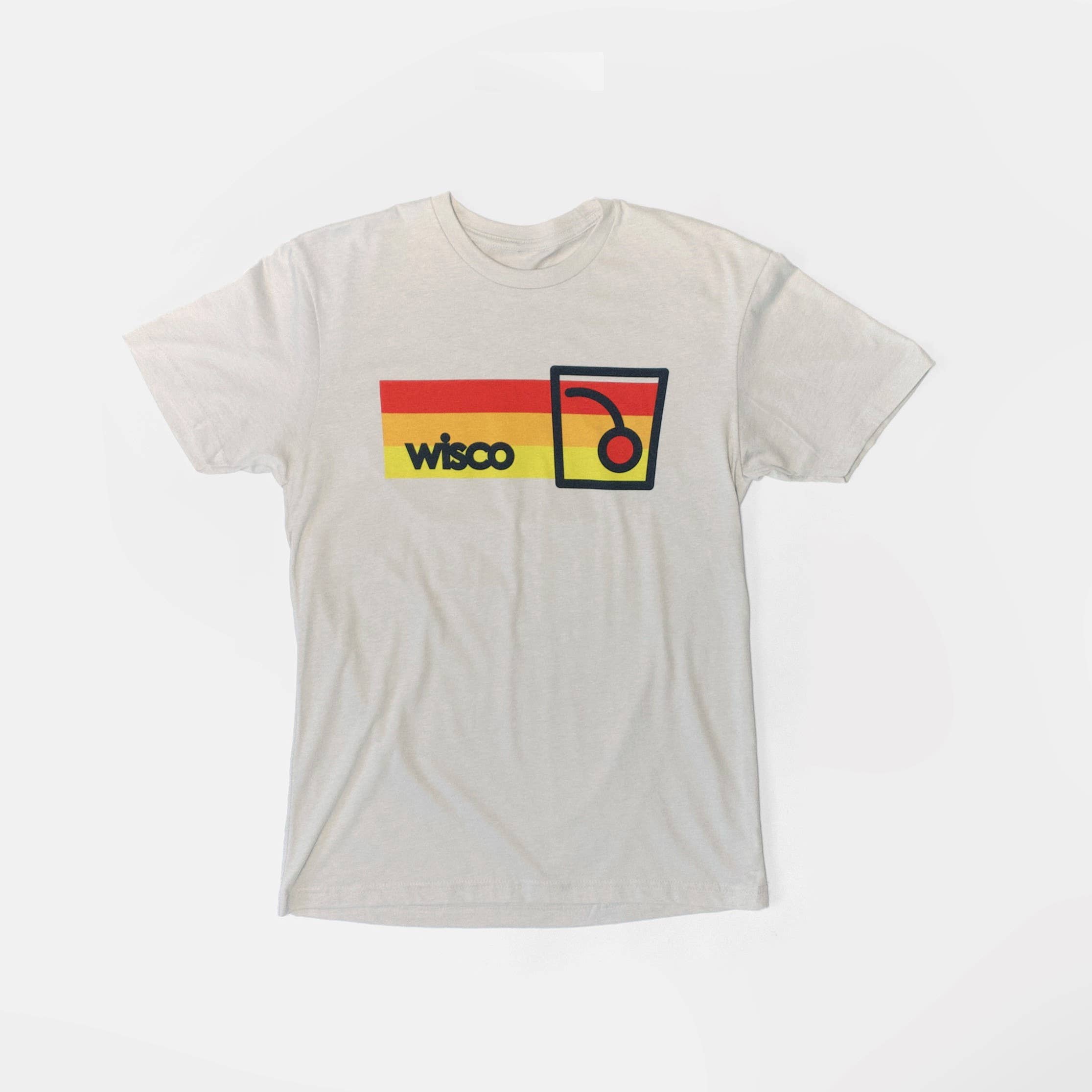 Giltee – Großhandel T-Shirt mit Siebdruck – Unisex – WISCO Altmodisches kurzärmliges Grafik-T-Shirt